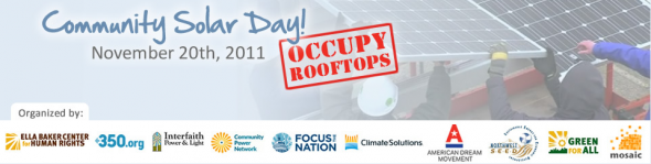 occupy your roof community solar day