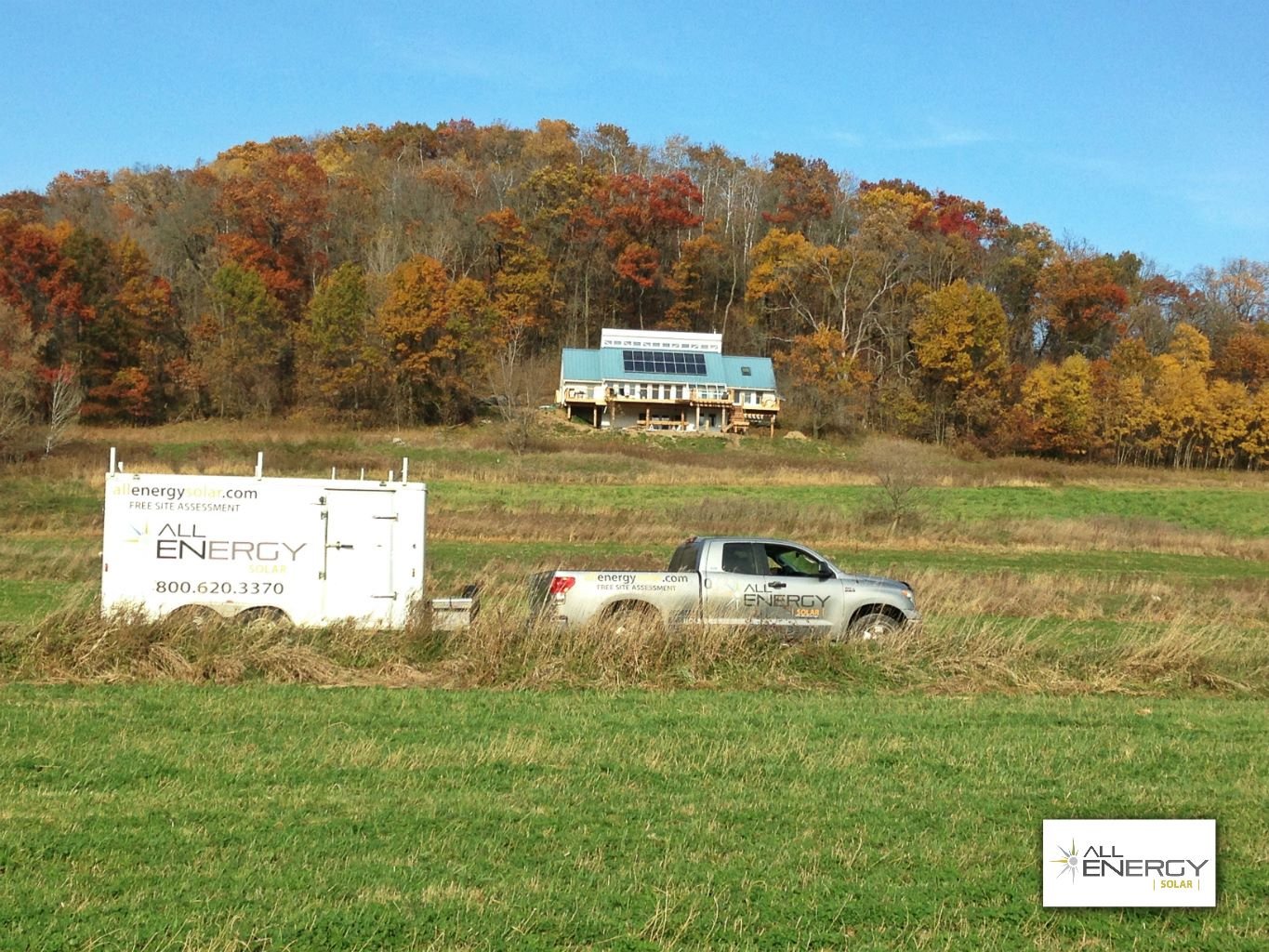 rural Wisconsin solar panel installation - All Energy SOlar